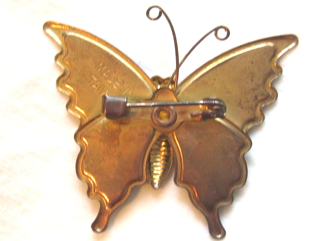 butterfly brooch vintage